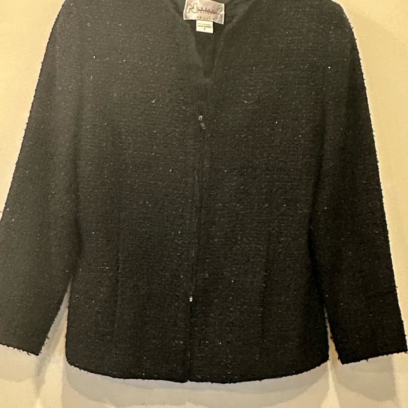Women's Black Nygard Collection Jacket - Size 6 - Picture 6 of 8